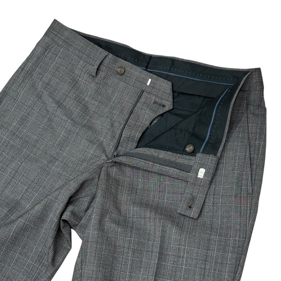 Ted Baker London No Ordinary Joe Jake Wool Suit Grey Black Glen Check 40REG 34W - Picture 13 of 16